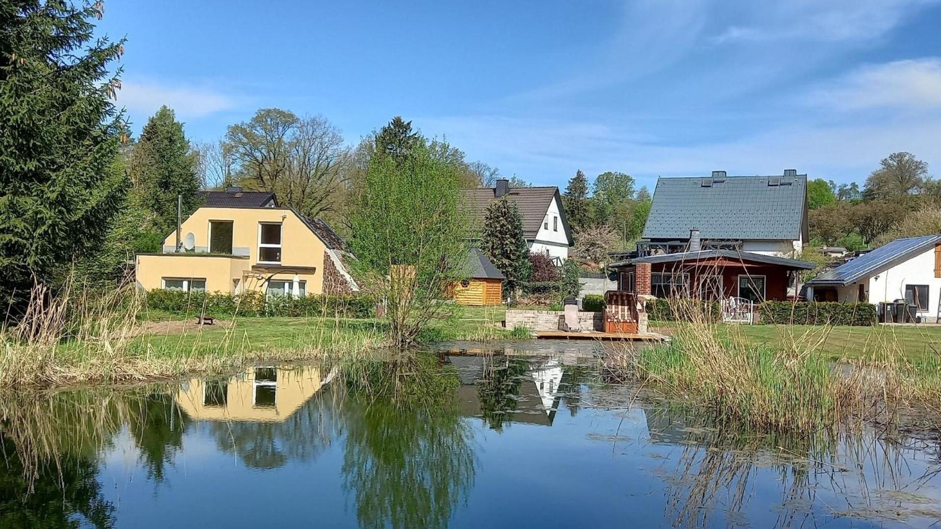 Ferienhaus In Krimderode Mit Grill, Whirlpool Und Terrasse Nordhausen Kültér fotó